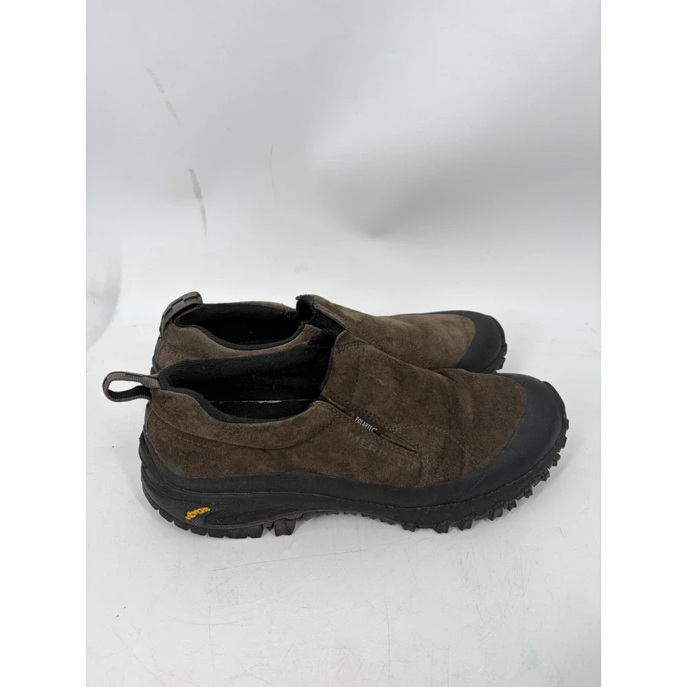 Merrell Shiver Moc Gunsmoke Slip On Shoes Brown  Waterproof Vibram Sz 11.5
